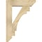 Ekena Millwork Merced Slat Rough Sawn Bracket w/ Offset Brace, Douglas Fir, 6"W x 20"D x 28"H BKT0604X20X28MRC06RDF - alternate 3